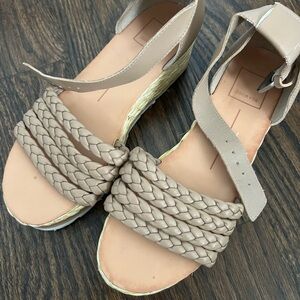 Dolce Vita Women's Beige Braided Espadrilles